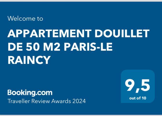 Doux Cocon De 50 M2 Paris-Le Raincy Apartment ภายนอก รูปภาพ